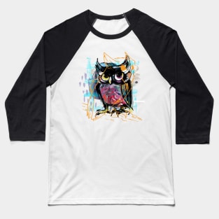 Raven abstract collage Baseball T-Shirt